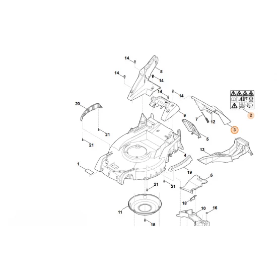 Stihl  Pokrywa 6364 700 2700
